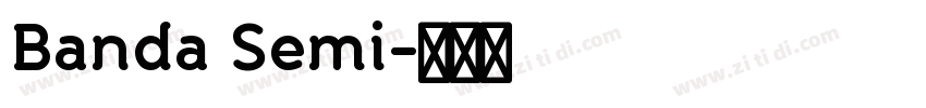 Banda Semi字体转换